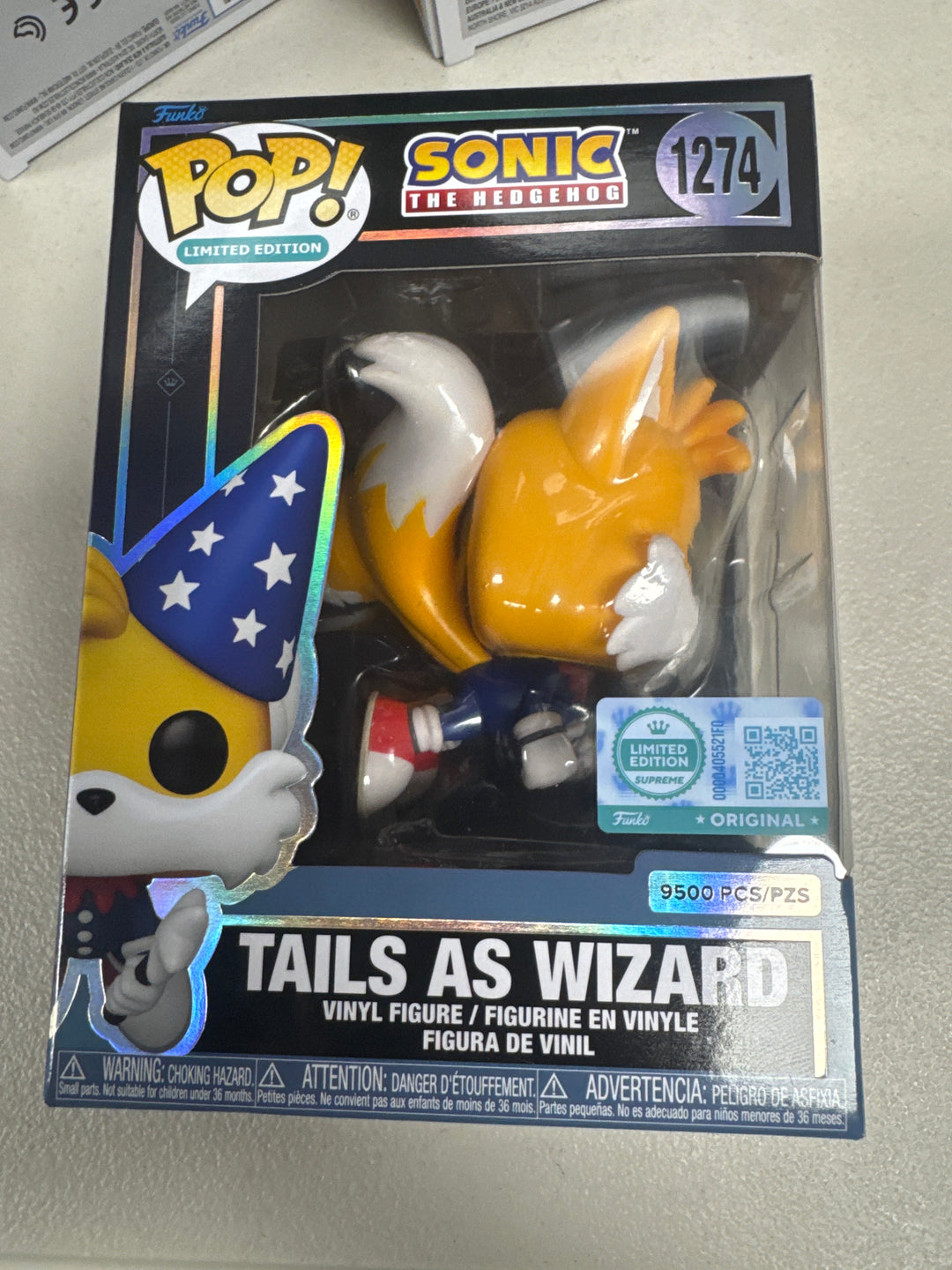 Funko Pop! Tails As Wizard #1274 Sonic the Hedgehog LE Supreme (9500) FP92226