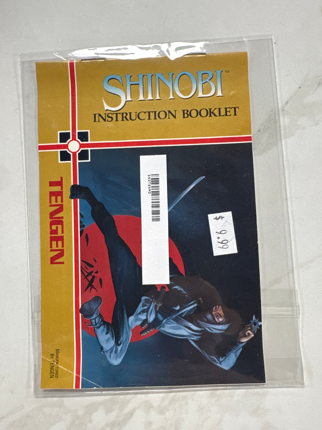 Shinobi Tengen NES Manual Only MO6826