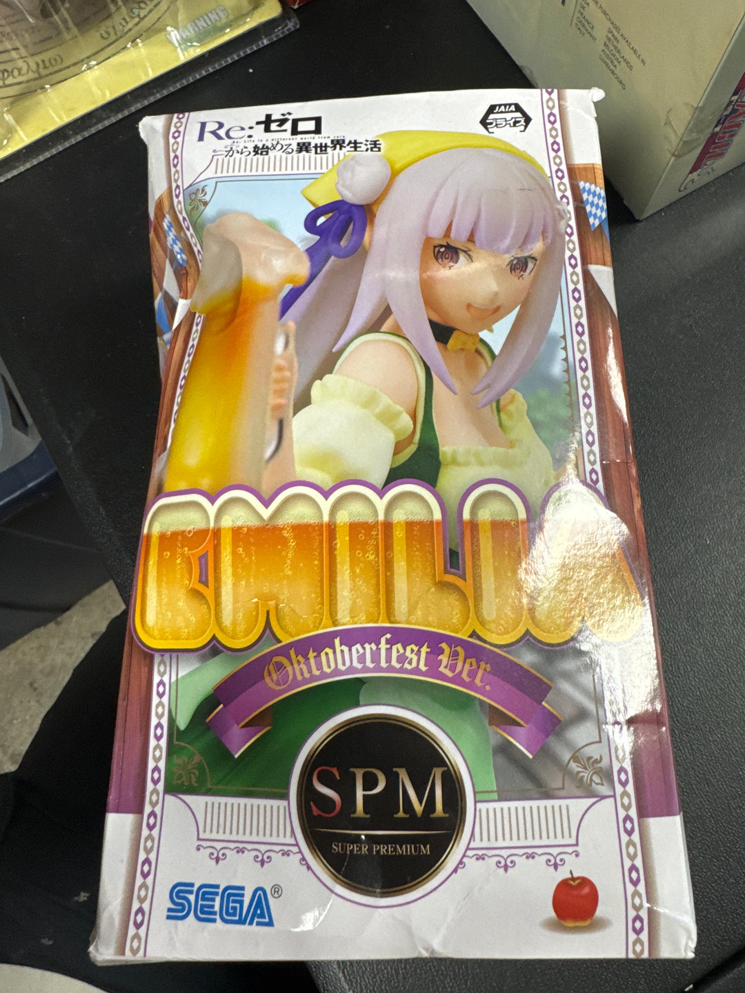 Re:Zero Emilia Oktoberfest SPM Figure SEGA CRUSHED BOX UT61626