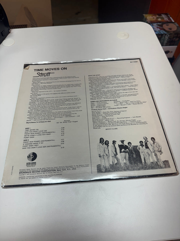 Strutt - Time Moves On (VG Condition) Vinyl Record   VR32026