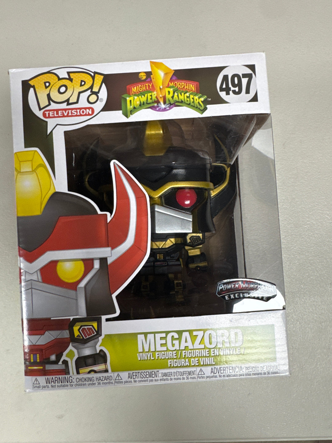 Funko Pop! Megazord #497 Morphicon Exclusive Mighty Morphin Power Rangers FP9326