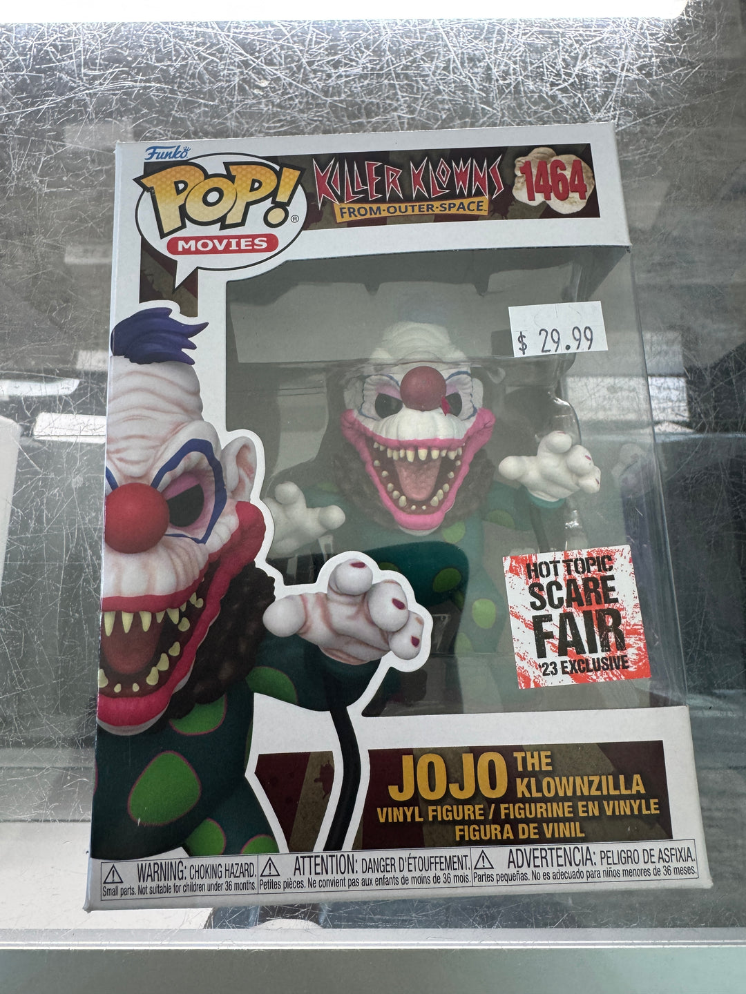 Killer Klowns From Outer Space:  JoJo The Klownzilla #1464 (Hot Topic Scare Fair) - Funko Pop