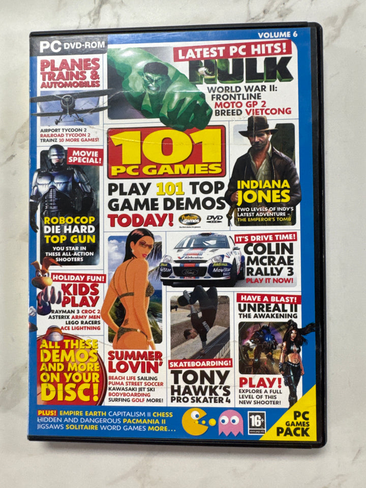 101 PC Games Demos Volume 6 (PEGI)   - PC DVD-ROM PC7726