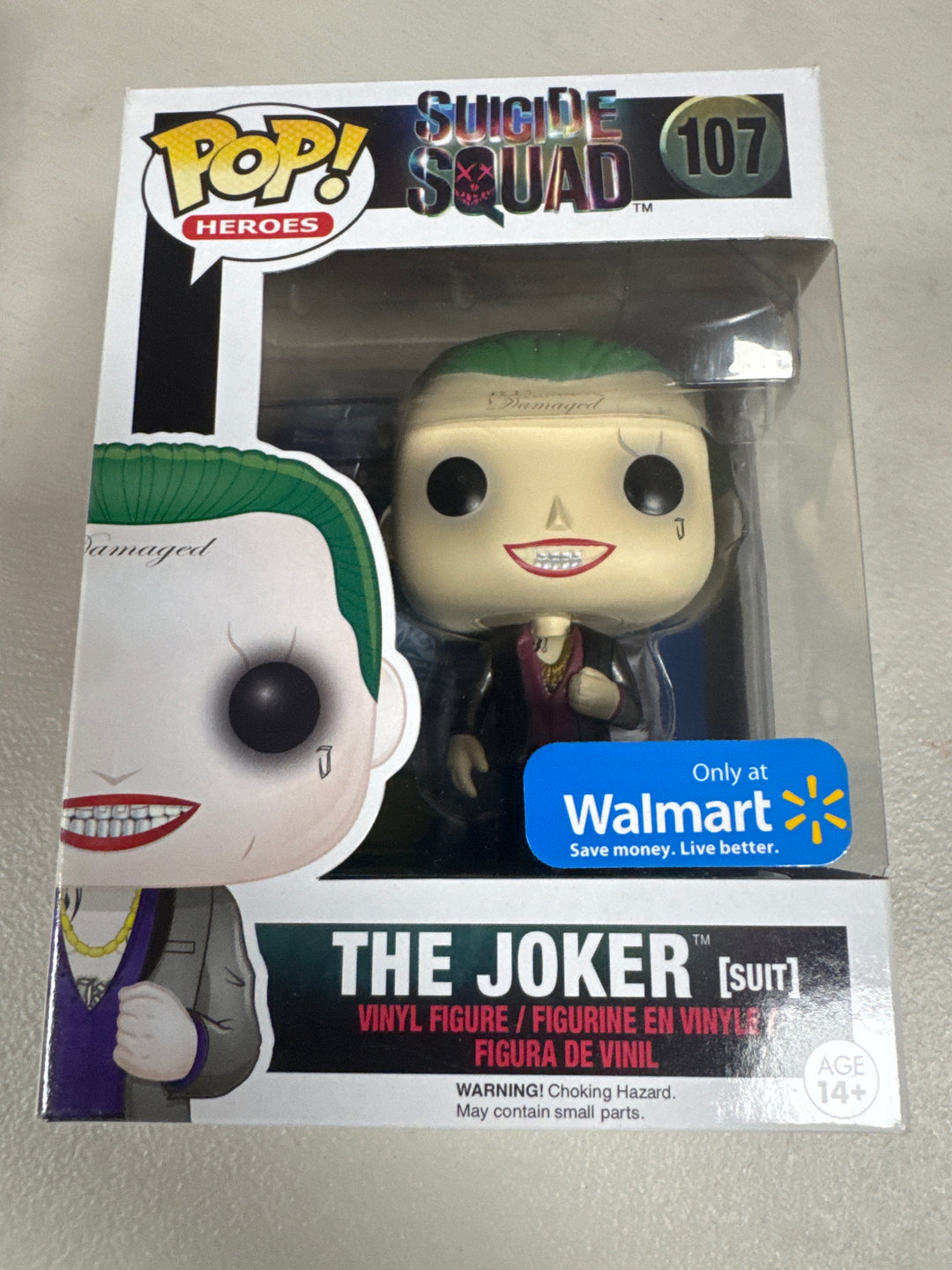 Funko Pop! The Joker (Suit) #107 Walmart Suicide Squad  FP101326