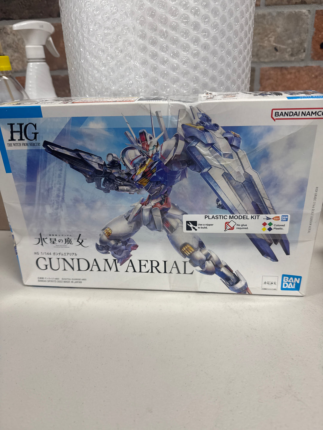 Gundam:The Witch from Mercury - Gundam Aerial, Bandai Spirits HG 1/144 Model Kit NT72426