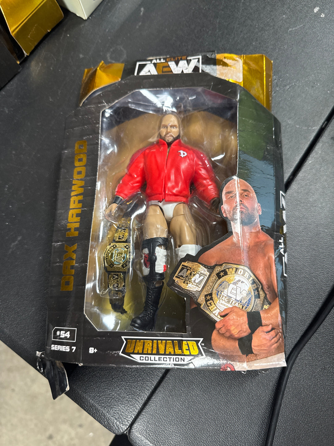 AEW Unrivaled Collection Dax Harwood  #54 DAMAGED BOX NT61626