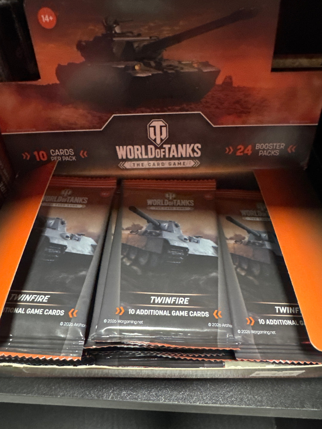 World of Tanks the Card Game: Twinfire- Booster Pack or Box (Available 5-15-26)
