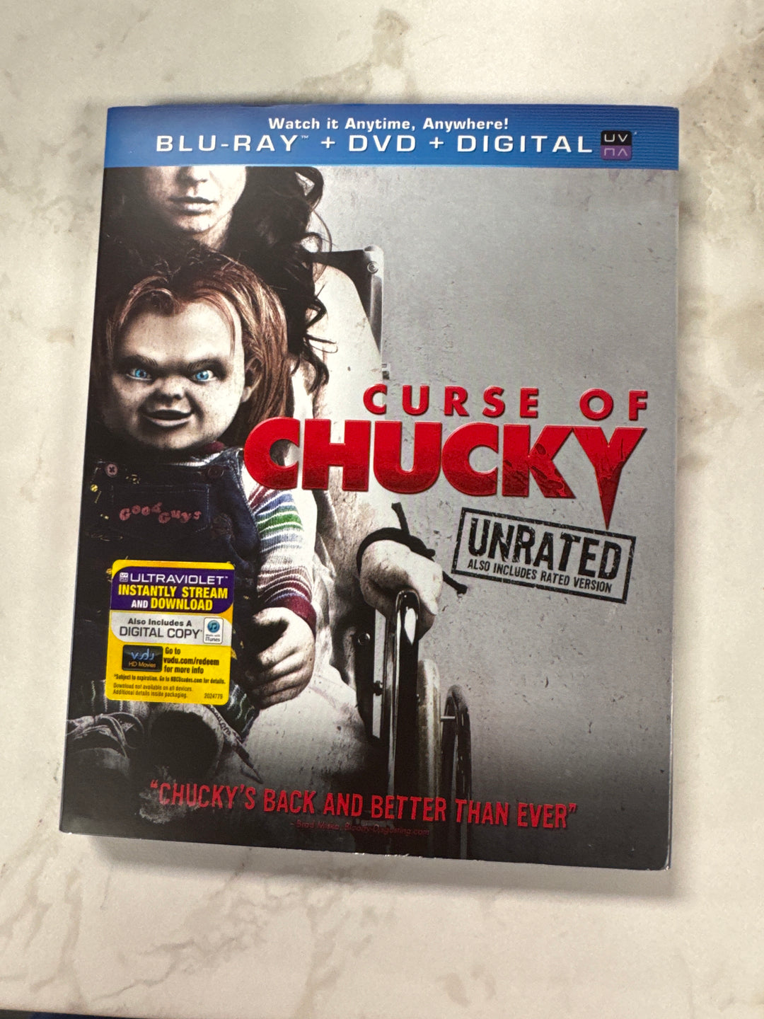 Curse of Chucky Unrated Blu-Ray and DVD PM71326