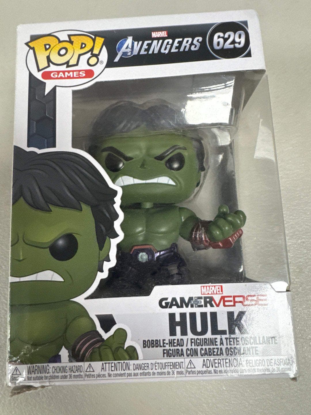 Funko Pop! Hulk #629 Gamerverse Marvel Avengers DAMAGED BOX FP9326