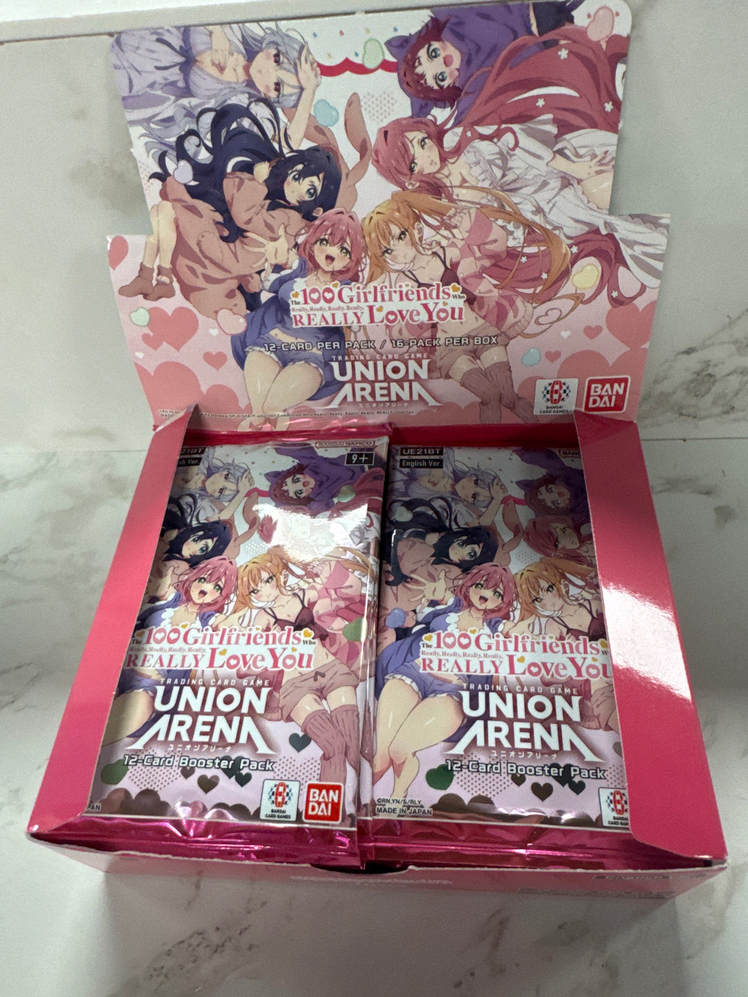 Union Arena: The 100 Girlfriends Who Really, Really, Really, Really, REALLY Love You (English) Booster Pack or Box Available 7/10/26