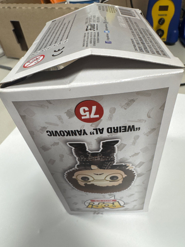 Funko Pop! Weird Al Yankovic (Fat) #75 BOX HAS SOME DAMAGE  FP81026