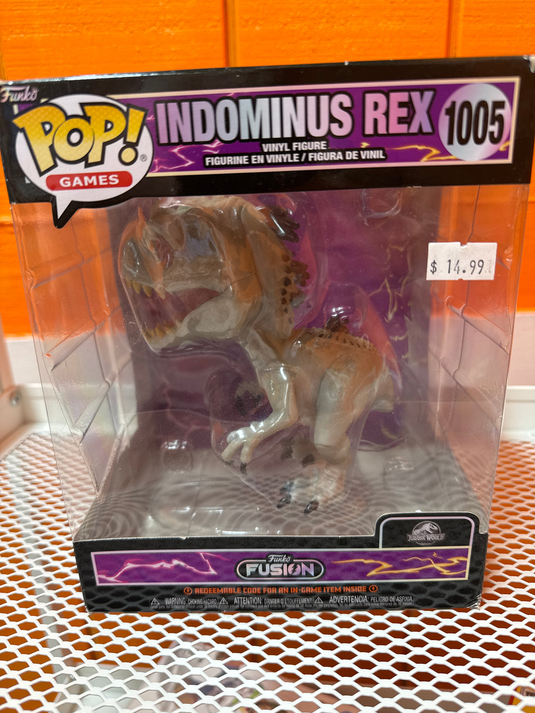Funko Pop! Indominus Rex #1005 Funko Fusion Jurassic World FP41526