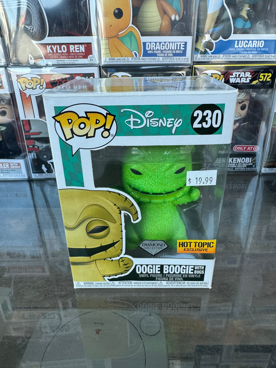 Disney - Oogie Boogie (Diamond Glitter) - Hot Topic #230 - Funko Pop