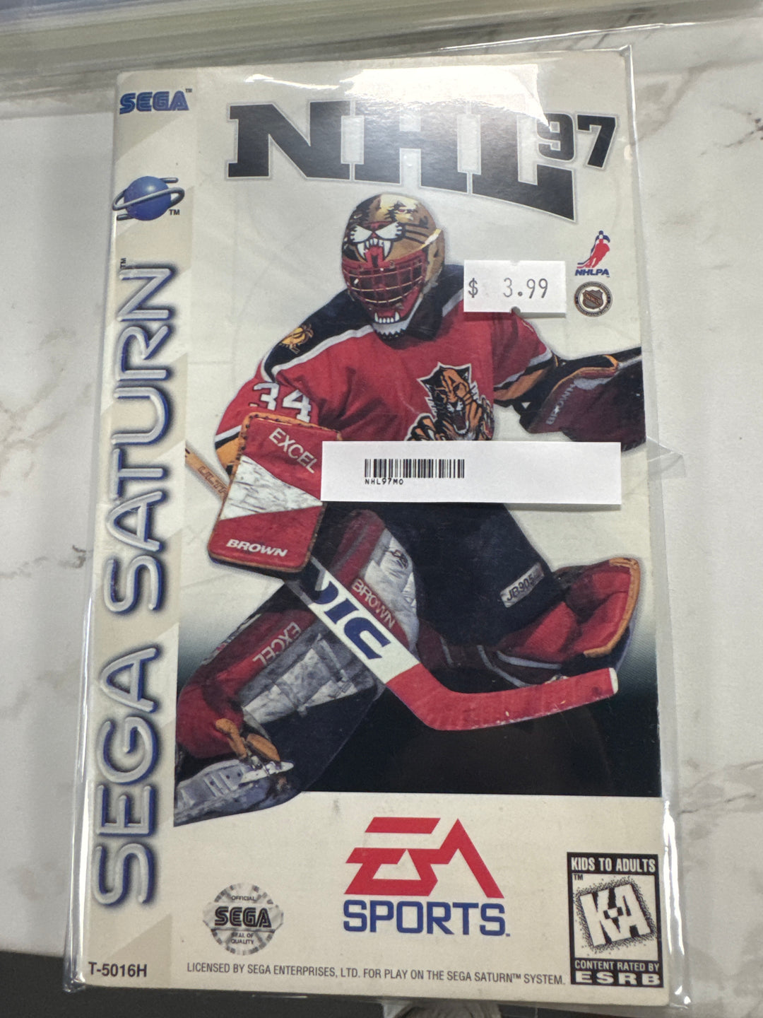 NHL 97 Sega Saturn Manual Only MO6826
