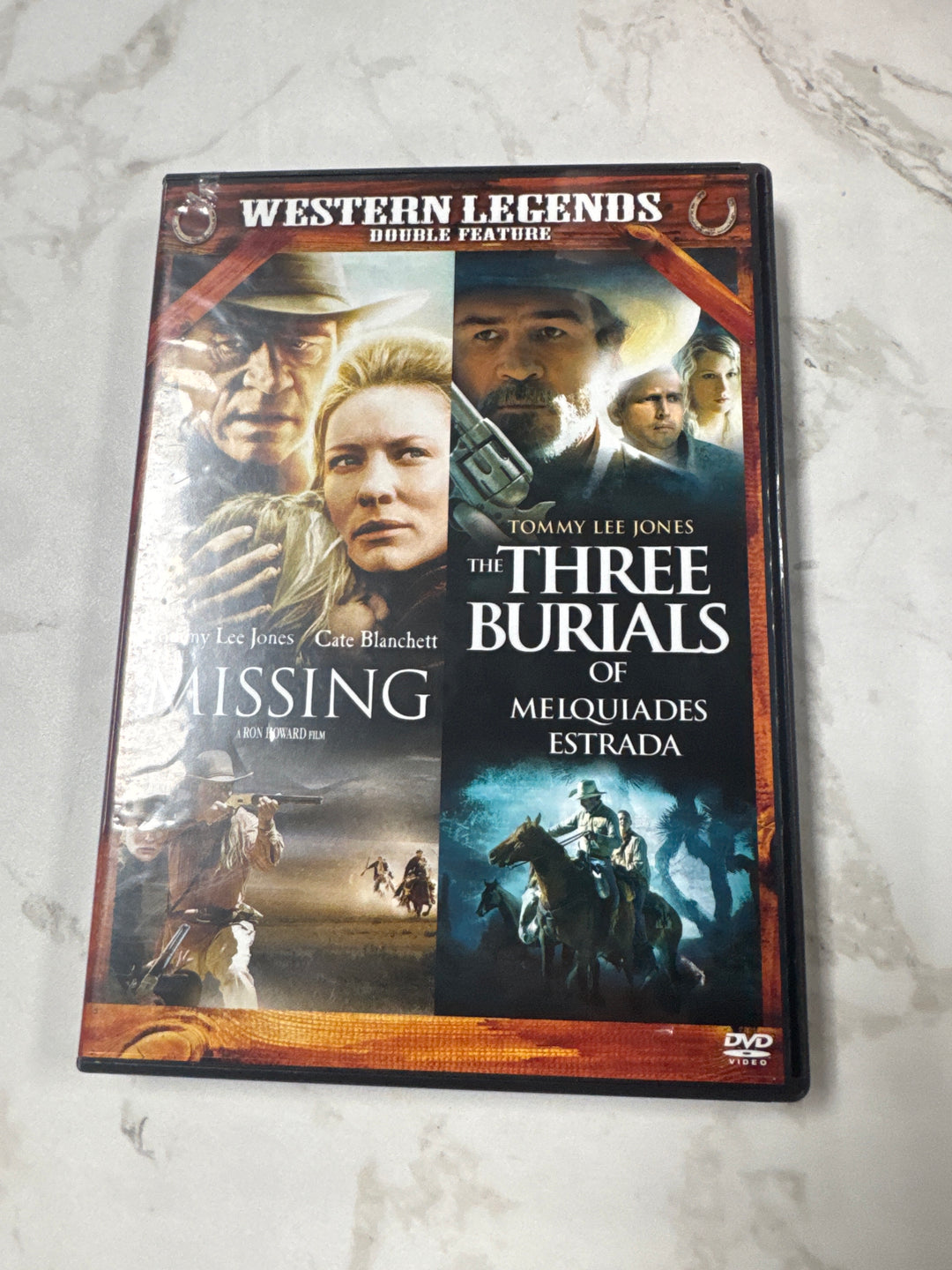 Western Legends Double Feature: The Missing and The Three Burials of Melquiades Estrada   - DVD PM9826