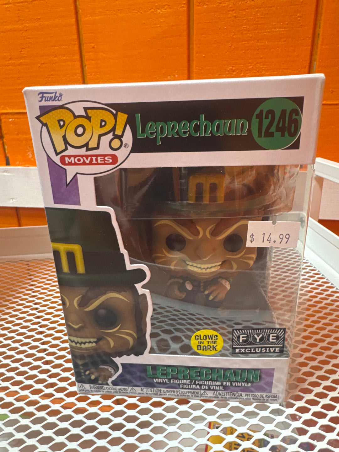 Funko Pop! Leprechaun #1246 (GITD) FYE FP4926