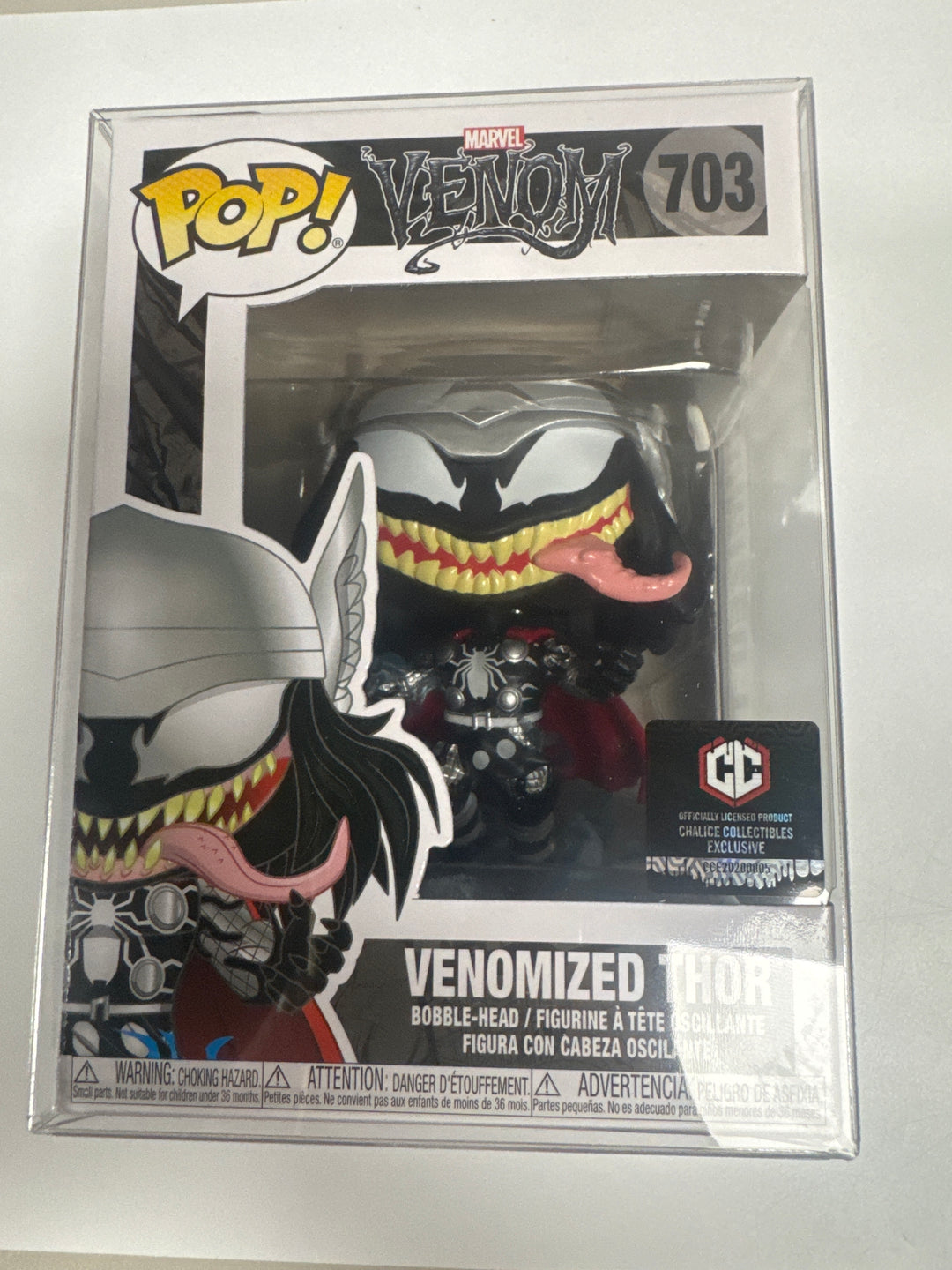 Funko Pop! Venomized Thor Chalice Collectibles #703 Marvel Venom FP73036
