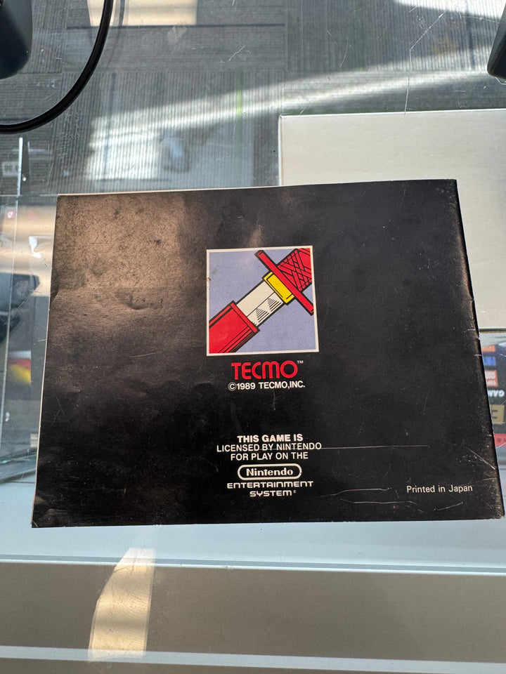 Ninja Gaiden NES Nintendo Instruction Manual 22825co