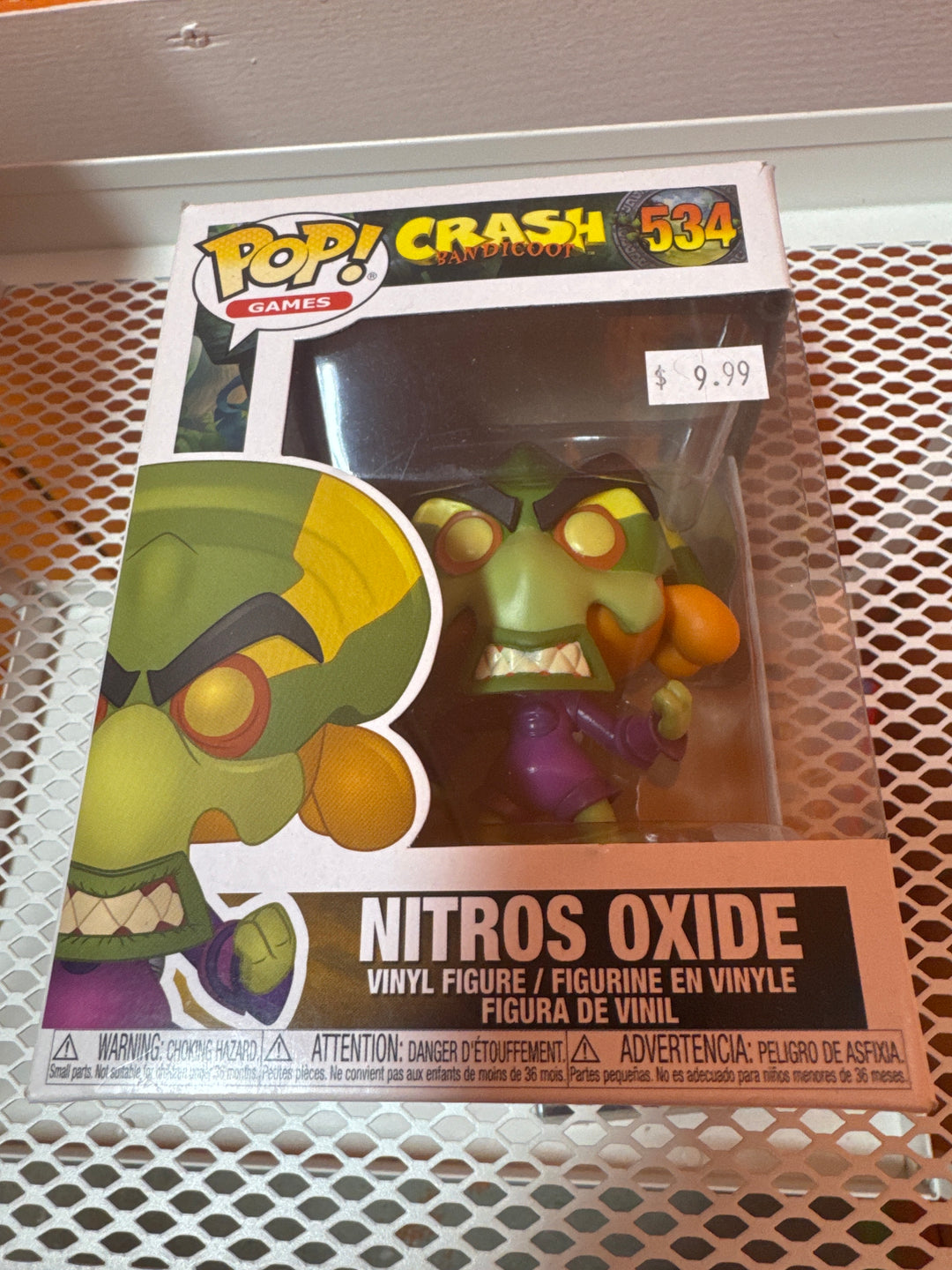 Funko Pop! Nitros Oxide #534 Crash Bandicoot  FP4726