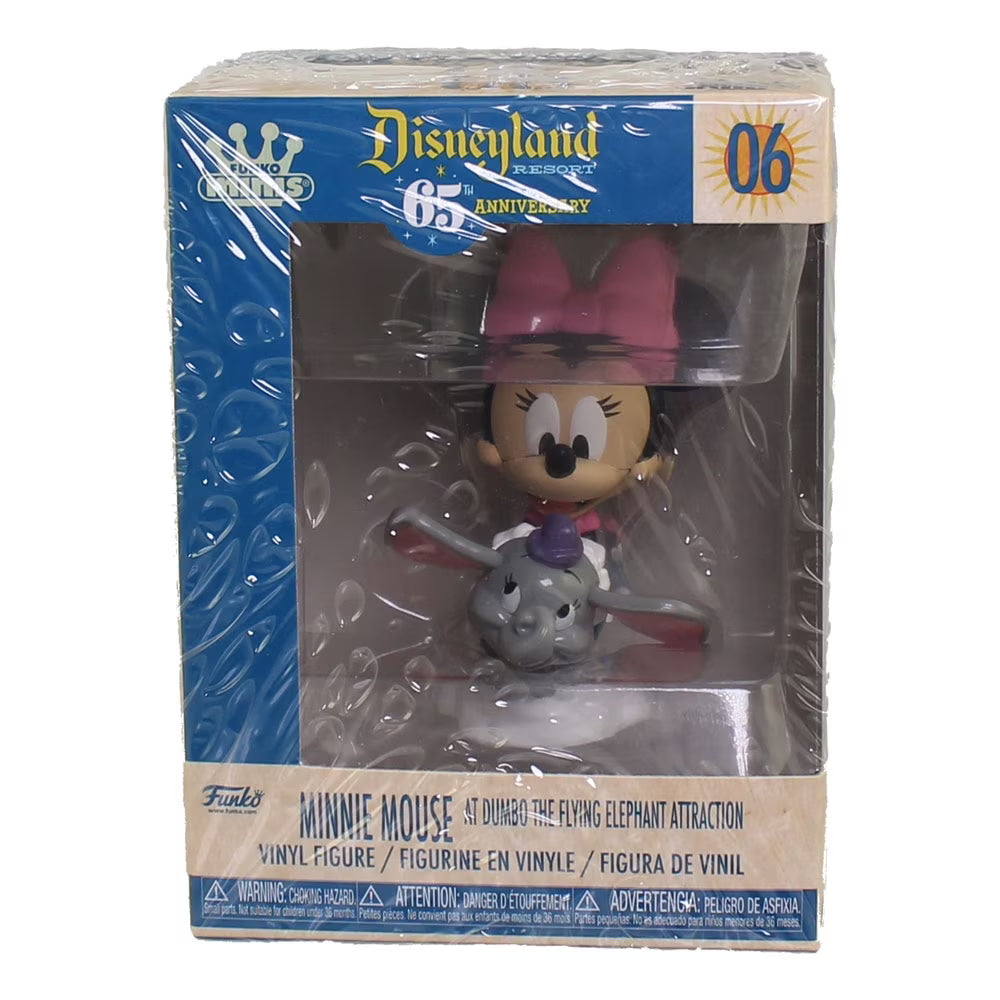Disneyland 65th Anniversary #06 Minnie Mouse at Dumbo the Flying Elephant Attraction - Funko Minis