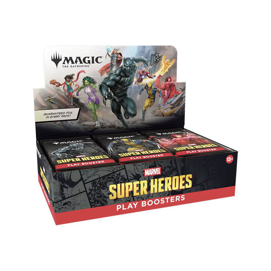 MTG Universes Beyond Marvel Super Heroes Play Booster Pack or Box NC62626