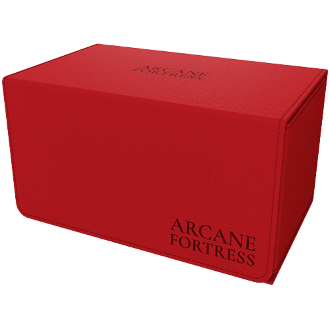 Arcane Fortress Deck Vault: Radiant 100+ Deluxe- Solid Color-Red NA12926