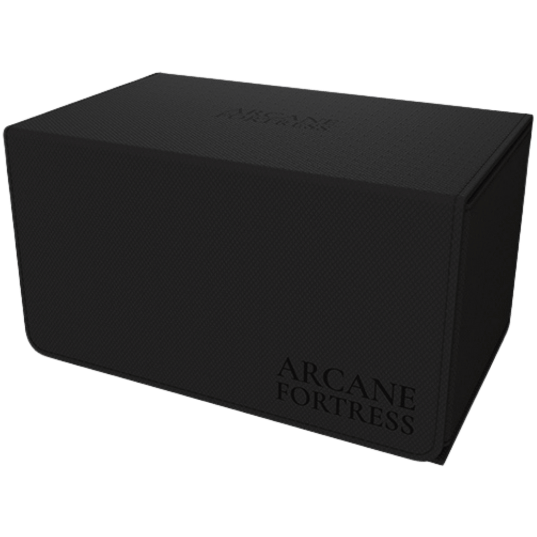 Arcane Fortress Deck Vault: Radiant 100+ Deluxe- Solid Color-Black NA12926