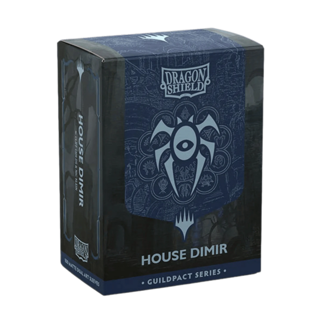 Dragon Shield Sleeves: Standard DUAL-Matte Magic: The Gathering Guildpact Series-House Dimir' Art (100 ct.) NA82026