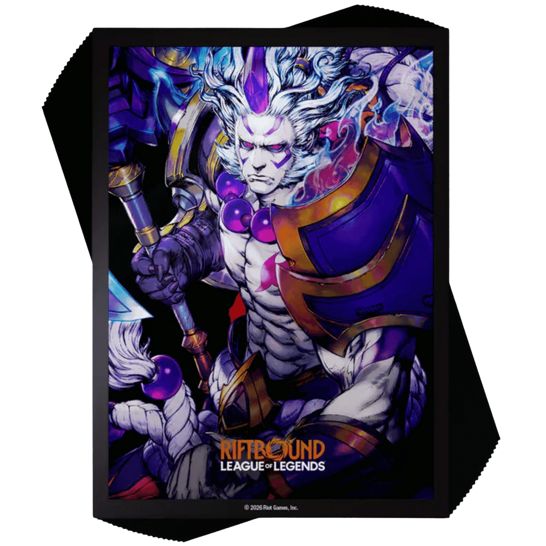 Riftbound: League of Legends Trading Card Game: Spiritforged "Spirit Blossom Darius" - Card Sleeves (100)