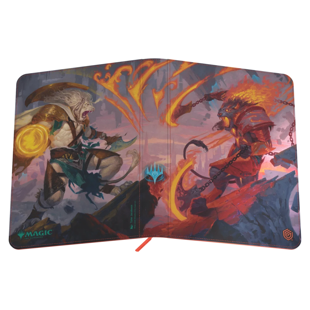 NEW 18-Pocket Zipfolio 360+ MTG Reality Fracture - Ajani Resolute/Ajani Unrelenting