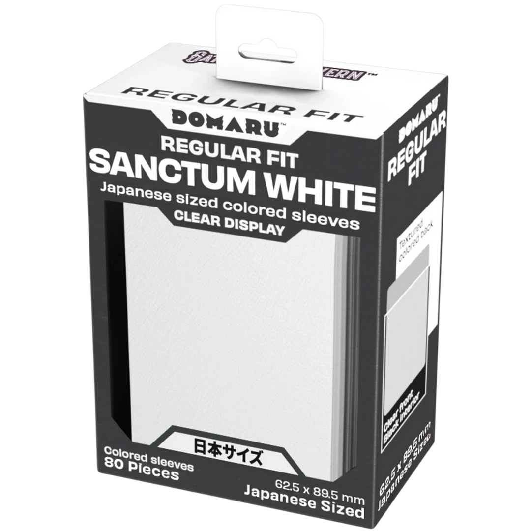 NEW Card Sleeves: Japanese DOMARU Regular Fit - Sanctum White (80 ct.) NA103026