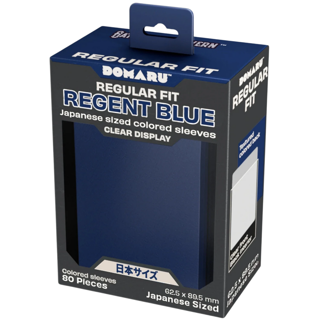 NEW Card Sleeves: Japanese DOMARU Regular Fit - Regent Blue (80 ct.) NA103026