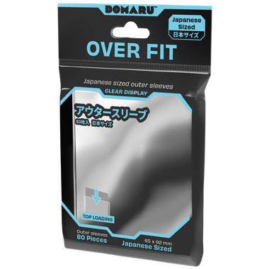 NEW Domaru Card Sleeves: Japanese Over Fit (80 ct.) NA103026