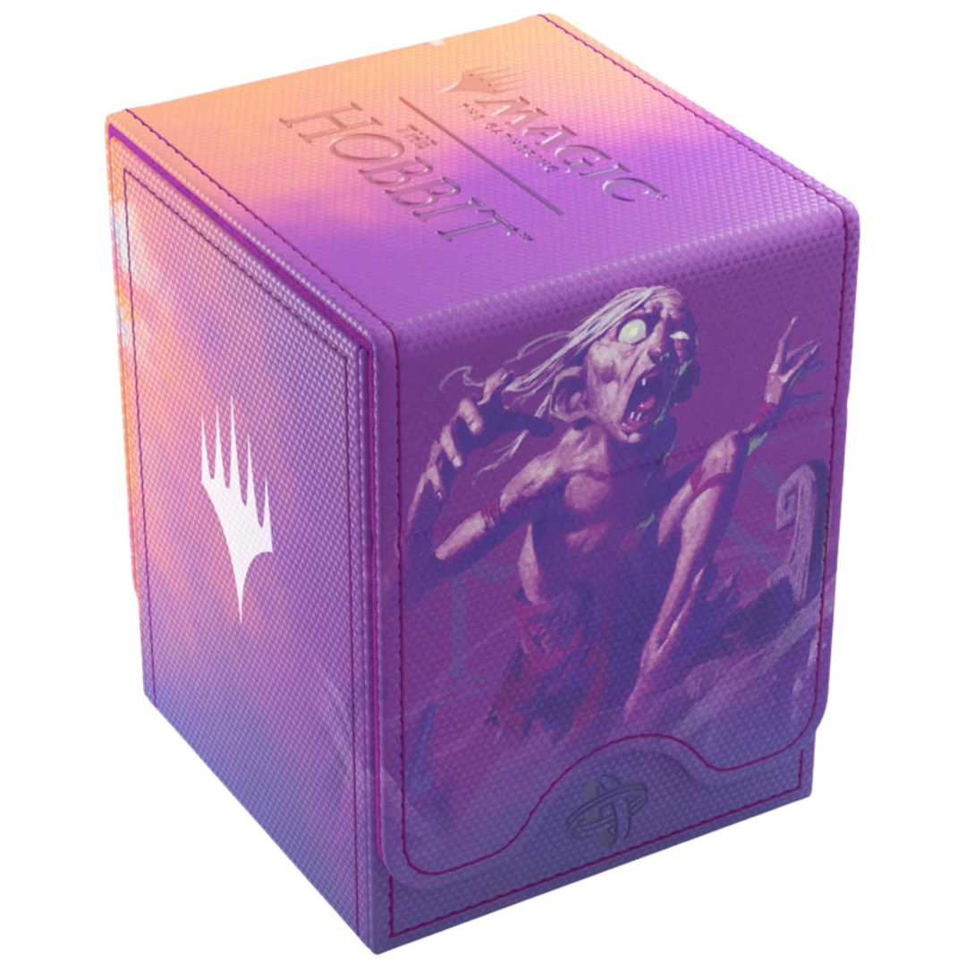 Deckbox: Magic: The Gathering Squire 80+ XL-The Hobbit-Gollum, Riddle Master/The Lonely Mountain NA82026