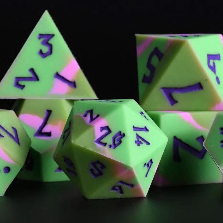 Gelatinous Cube Silicone Dice Set - Misty Mountain Gaming MM51926