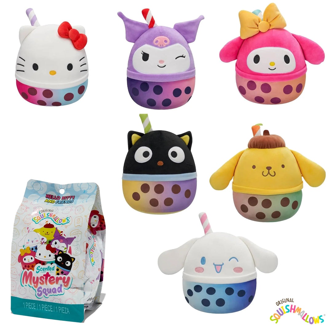 Squishmallows Hello Kitty Boba Blind Bag 5" Plush Mystery Scented Plush PL121525
