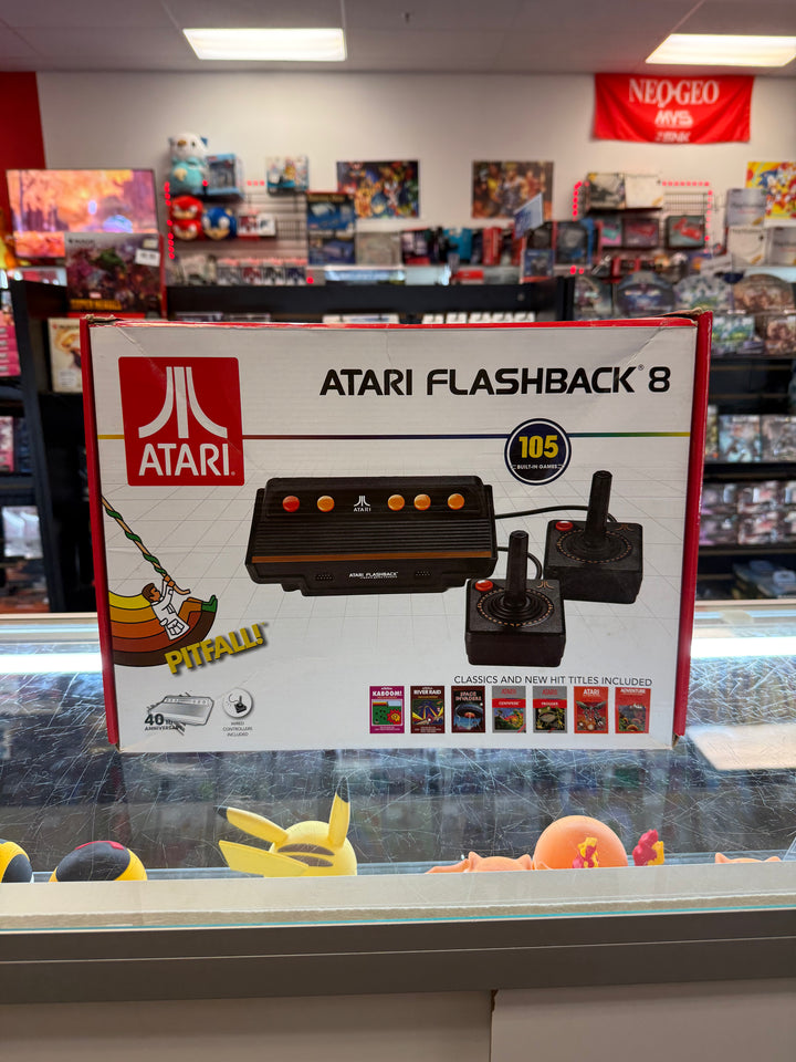 Atari Flashback 8 Classic Game Console + 2  Joystick Controllers & Cords - CON101226