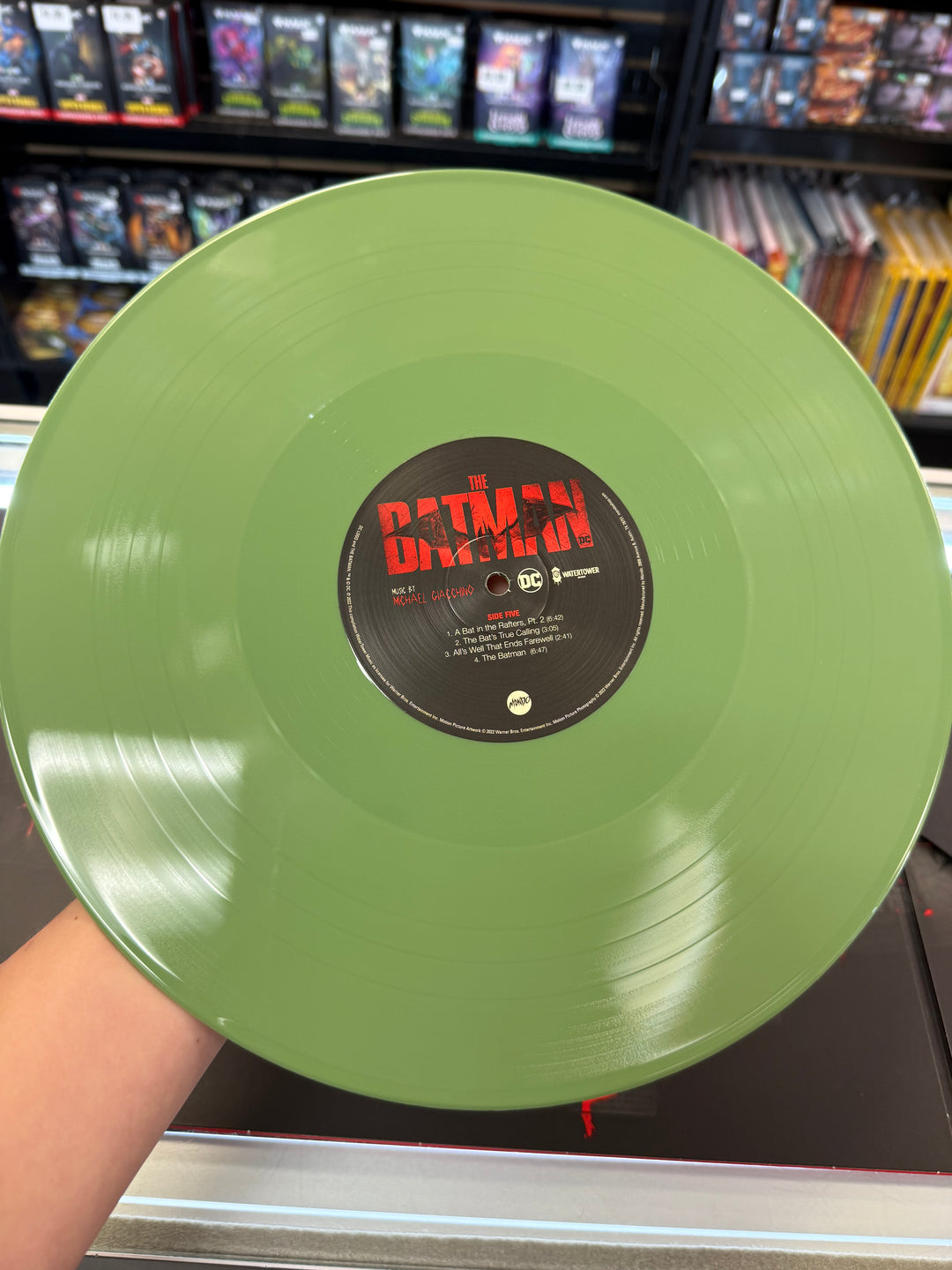 The Batman // Original Motion Picture Soundtrack - 3LP Black, Red, Green Vinyl (NM Condition) - VR101926