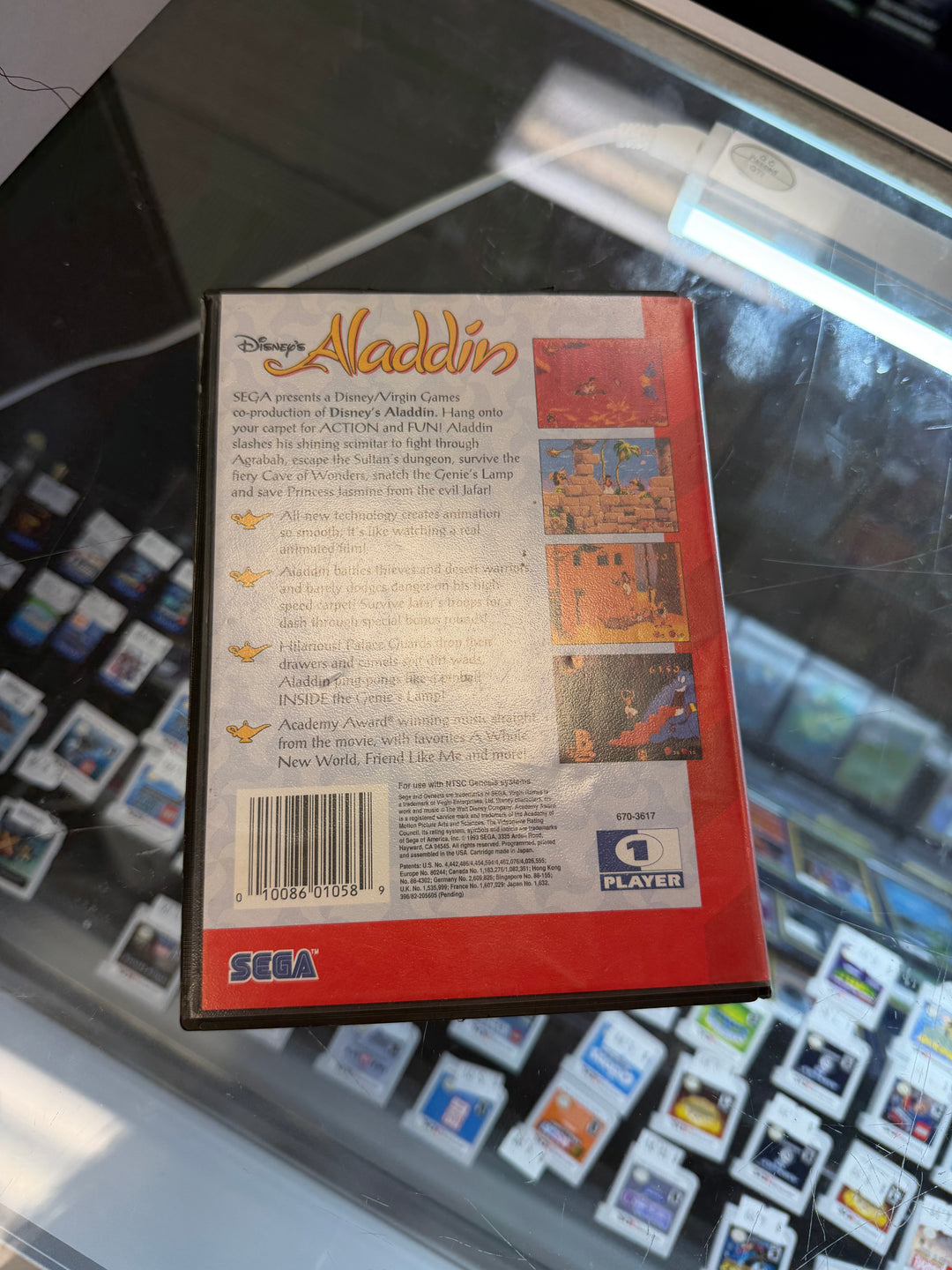 Disney Aladdin - Genesis Case ONLY CO4426