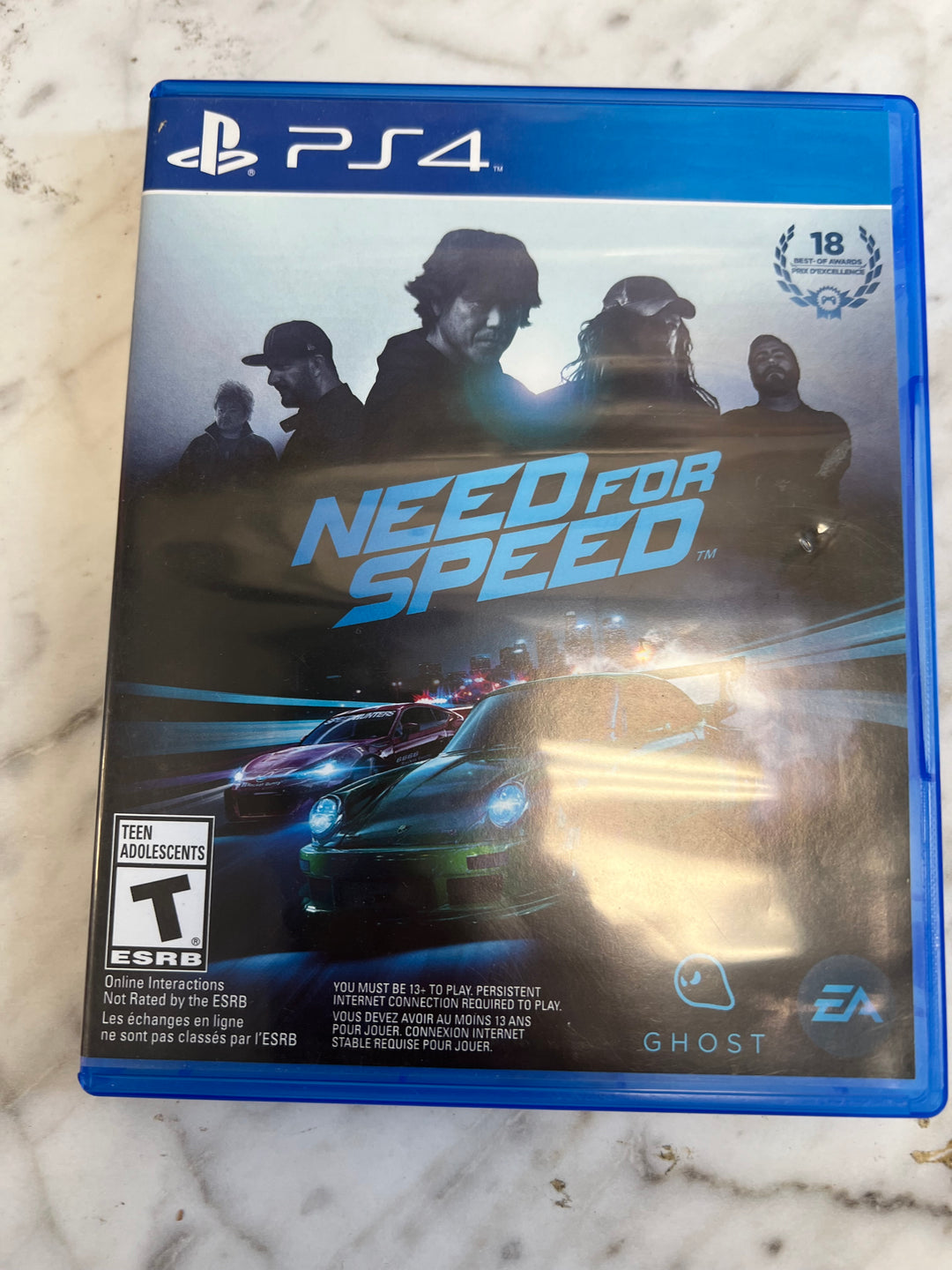 Need for Speed Playstation 4 PS4 Case and Manual ONLY    CO8524