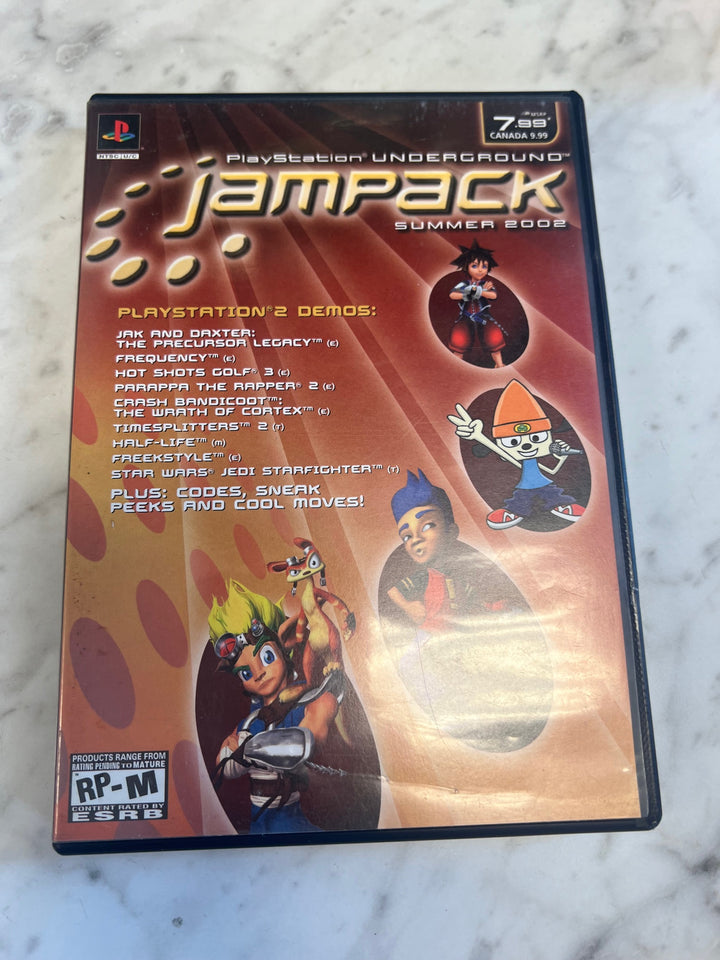 Playstation 2 Underground JAMPACK Summer 2002 Demo Disc PS2 DE81325