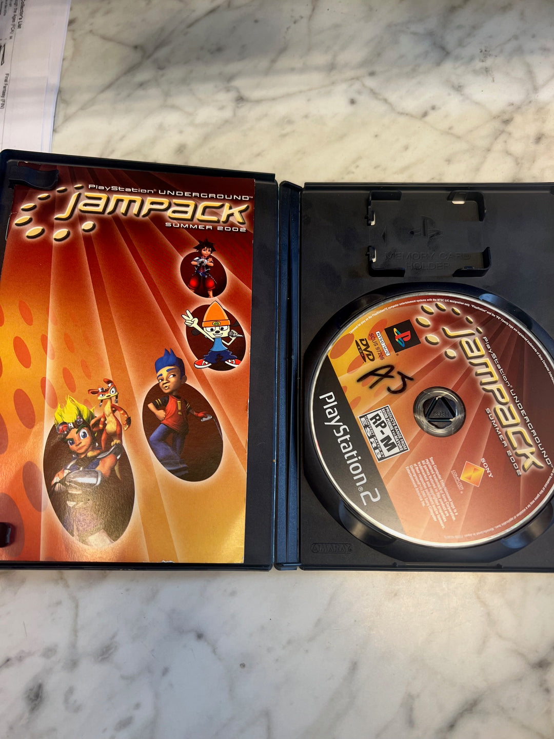 Playstation 2 Underground JAMPACK Summer 2002 Demo Disc PS2 DE81325