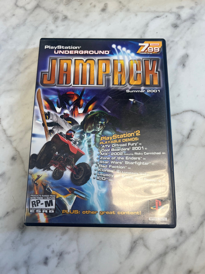 Playstation 2 Underground JAMPACK Summer 2002 Demo Disc PS2 DE81325