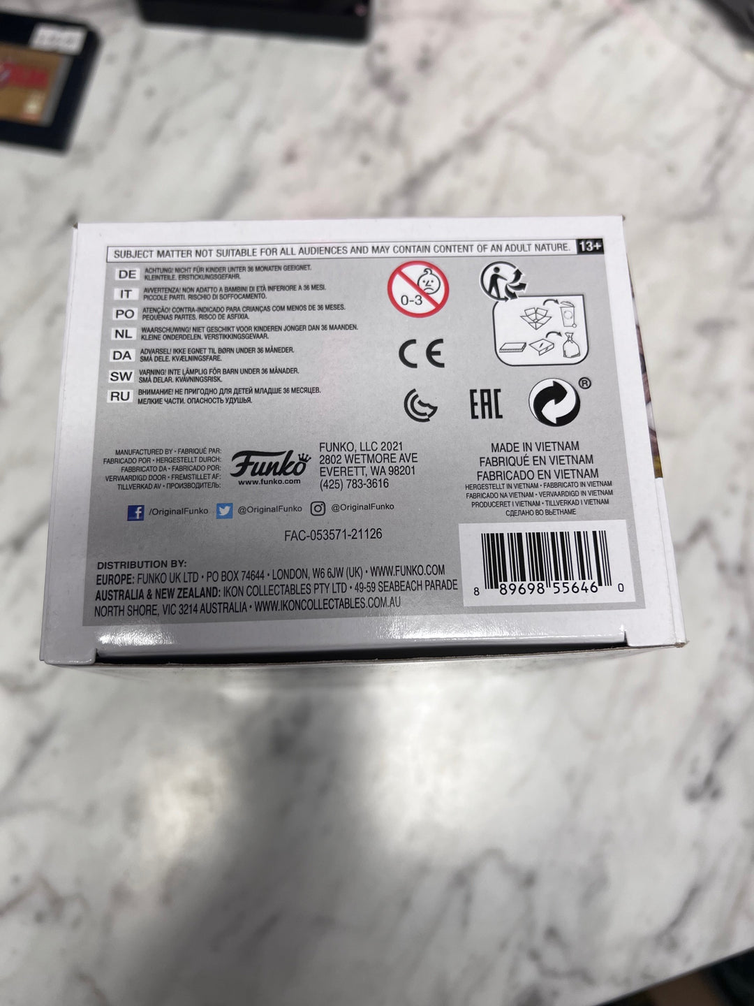 Funko Pop! Zombie Thor #787 GITD Glow in the Dark Marvel Entertainment Earth FP111525