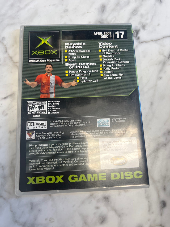Official Xbox Magazine Demo Disc #17 April 2003 DE81325