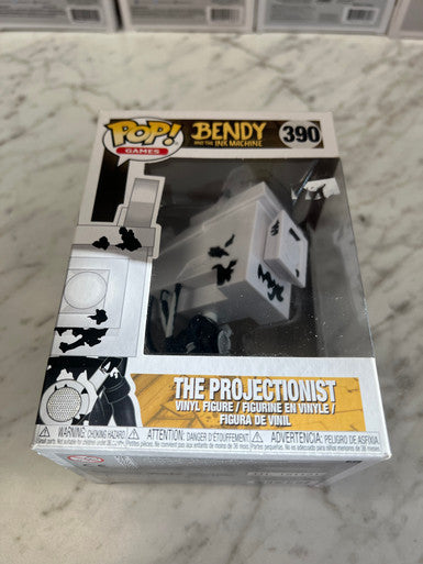 Funko Pop! Bendy & The Ink Machine The Projectionist #390 RARE VAULTED NIP