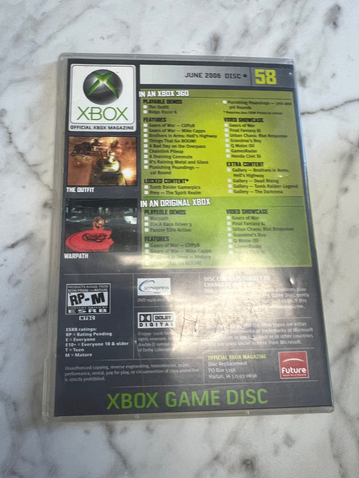 Official Xbox Magazine Demo Disc #58 June 2006 DE81325