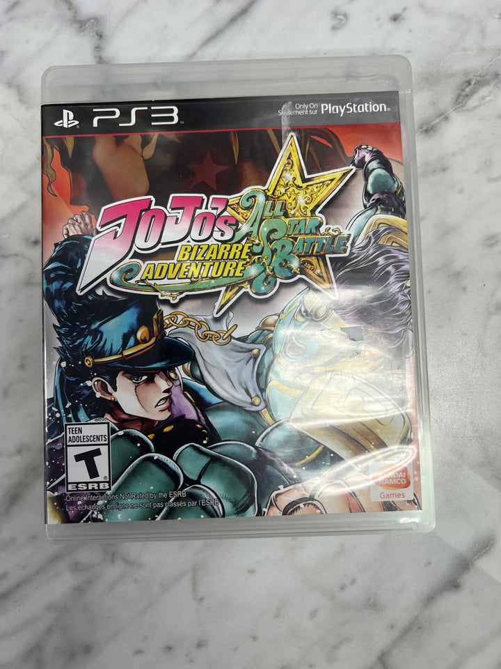 Jojo's Bizarre Adventure All Star Battle for Playstation 3 PS3 Case only NO GAME  CO101624