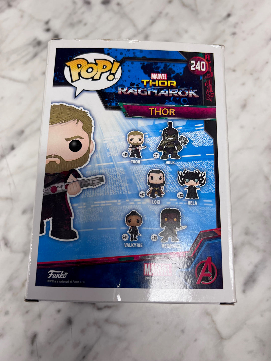 Funko Pop! Thor #240 Ragnarok FP111525