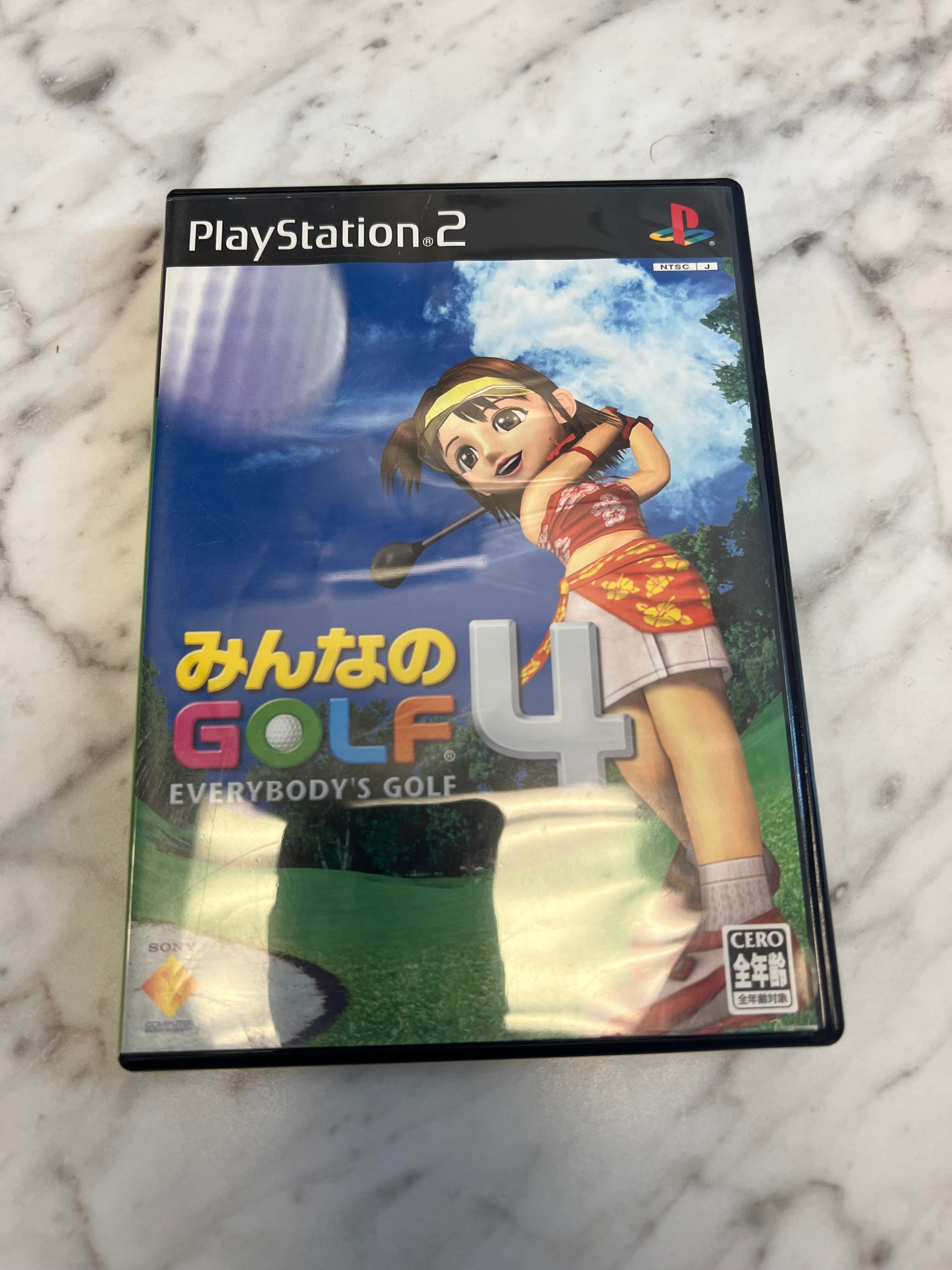 Minna No Golf 4 Everybody's Golf PS2 PlayStation 2 Japan Import